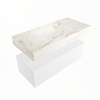 corian waschtisch set alan dlux 100 cm braun marmor frappe ADX100Tal1lM0fra