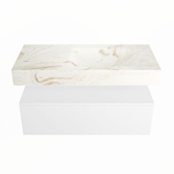 corian waschtisch set alan dlux 100 cm braun marmor frappe ADX100Tal1lR1fra