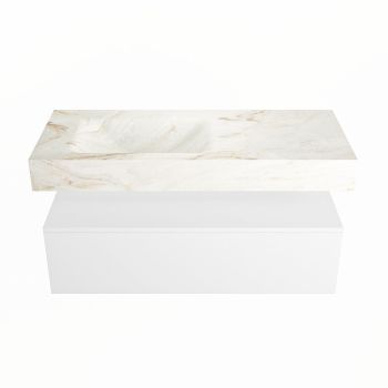 corian waschtisch set alan dlux 110 cm braun marmor frappe ADX110Tal1ll1fra