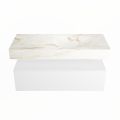 corian waschtisch set alan dlux 110 cm braun marmor frappe ADX110Tal1lR1fra