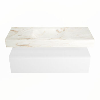 corian waschtisch set alan dlux 120 cm braun marmor frappe ADX120Tal1lM0fra