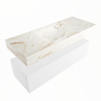 corian waschtisch set alan dlux 120 cm braun marmor frappe ADX120Tal1lM0fra