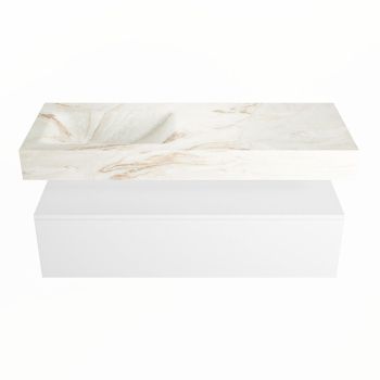 corian waschtisch set alan dlux 120 cm braun marmor...