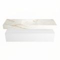 corian waschtisch set alan dlux 150 cm braun marmor frappe ADX150Tal1lM1fra