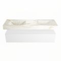 corian waschtisch set alan dlux 150 cm braun marmor frappe ADX150Tal1lD2fra