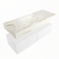 corian waschtisch set alan dlux 120 cm braun marmor frappe ADX120Tal2lM1fra
