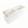 corian waschtisch set alan dlux 130 cm braun marmor frappe ADX130Tal2lD0fra