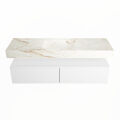 corian waschtisch set alan dlux 150 cm braun marmor frappe ADX150Tal2lM0fra