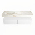 corian waschtisch set alan dlux 150 cm braun marmor frappe ADX150Tal2ll1fra