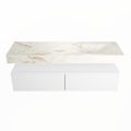 corian waschtisch set alan dlux 150 cm braun marmor frappe ADX150Tal2lR1fra
