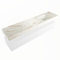 corian waschtisch set alan dlux 200 cm braun marmor frappe ADX200Tal2lR0fra