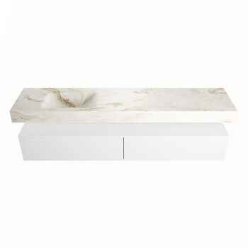 corian waschtisch set alan dlux 200 cm braun marmor frappe ADX200Tal2ll1fra