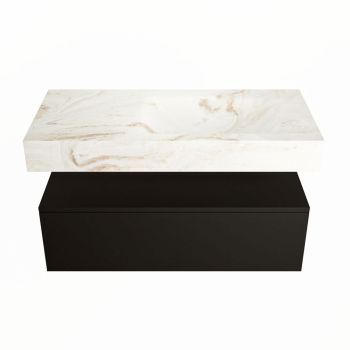 corian waschtisch set alan dlux 100 cm braun marmor frappe ADX100Urb1lR0fra