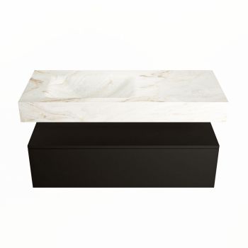 corian waschtisch set alan dlux 110 cm braun marmor frappe ADX110Urb1ll0fra