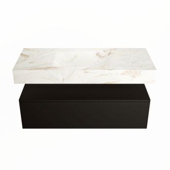 corian waschtisch set alan dlux 110 cm braun marmor frappe ADX110Urb1lM1fra