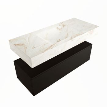 corian waschtisch set alan dlux 110 cm braun marmor frappe ADX110Urb1lM1fra