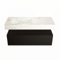 corian waschtisch set alan dlux 110 cm braun marmor frappe ADX110Urb1ll1fra
