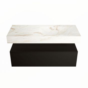 corian waschtisch set alan dlux 110 cm braun marmor frappe ADX110Urb1lR1fra