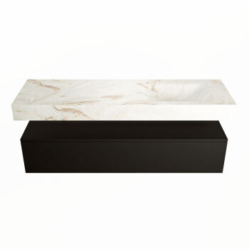 corian waschtisch set alan dlux 150 cm braun marmor frappe ADX150Urb1lR0fra