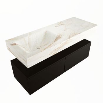 corian waschtisch set alan dlux 120 cm braun marmor frappe ADX120Urb2ll1fra