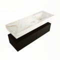 corian waschtisch set alan dlux 130 cm braun marmor frappe ADX130Urb2lR1fra