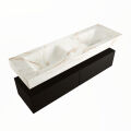 corian waschtisch set alan dlux 150 cm braun marmor frappe ADX150Urb2lD2fra