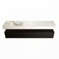 corian waschtisch set alan dlux 200 cm braun marmor frappe ADX200Urb2ll0fra