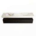 corian waschtisch set alan dlux 200 cm braun marmor frappe ADX200Urb2lD0fra