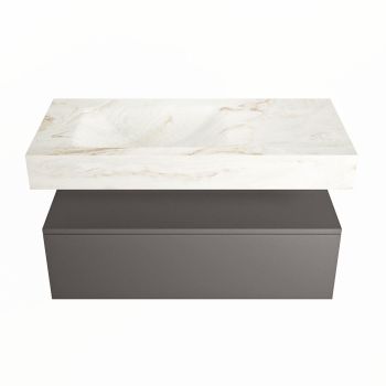 corian waschtisch set alan dlux 100 cm braun marmor frappe ADX100Dar1ll0fra