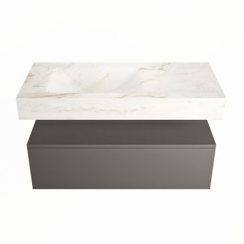 corian waschtisch set alan dlux 100 cm braun marmor frappe ADX100Dar1ll1fra