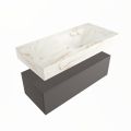 corian waschtisch set alan dlux 100 cm braun marmor frappe ADX100Dar1lR1fra