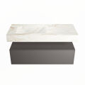 corian waschtisch set alan dlux 110 cm braun marmor frappe ADX110Dar1ll0fra