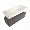 corian waschtisch set alan dlux 110 cm braun marmor frappe ADX110Dar1lR0fra