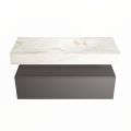 corian waschtisch set alan dlux 110 cm braun marmor frappe ADX110Dar1lR1fra
