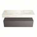 corian waschtisch set alan dlux 120 cm braun marmor frappe ADX120Dar1lR1fra