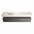 corian waschtisch set alan dlux 200 cm braun marmor frappe ADX200Dar2ll1fra