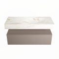 corian waschtisch set alan dlux 110 cm braun marmor frappe ADX110Smo1lR0fra