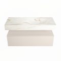 corian waschtisch set alan dlux 110 cm braun marmor frappe ADX110lin1lR0fra
