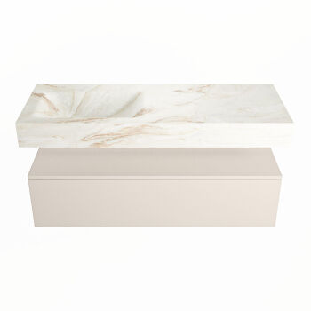 corian waschtisch set alan dlux 120 cm braun marmor frappe ADX120lin1ll0fra