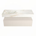 corian waschtisch set alan dlux 120 cm braun marmor frappe ADX120lin1ll0fra