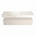 corian waschtisch set alan dlux 150 cm braun marmor frappe ADX150lin1lM1fra