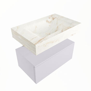 corian waschtisch set alan dlux 70 cm braun marmor frappe ADX70cal1lM0fra