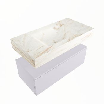 corian waschtisch set alan dlux 90 cm braun marmor frappe ADX90cal1lM1fra