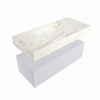 corian waschtisch set alan dlux 100 cm braun marmor frappe ADX100cal1lM0fra