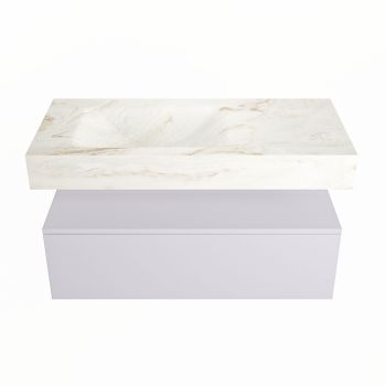 corian waschtisch set alan dlux 100 cm braun marmor frappe ADX100cal1ll0fra