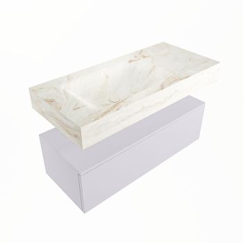 corian waschtisch set alan dlux 100 cm braun marmor frappe ADX100cal1ll0fra