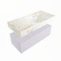 corian waschtisch set alan dlux 100 cm braun marmor frappe ADX100cal1lR0fra