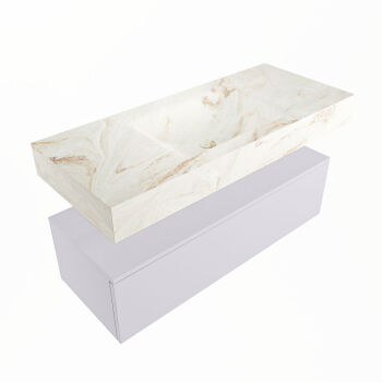 corian waschtisch set alan dlux 110 cm braun marmor frappe ADX110cal1lM0fra