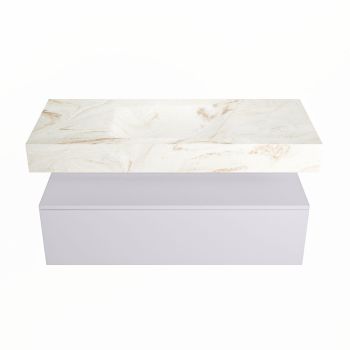 corian waschtisch set alan dlux 110 cm braun marmor frappe ADX110cal1lM1fra