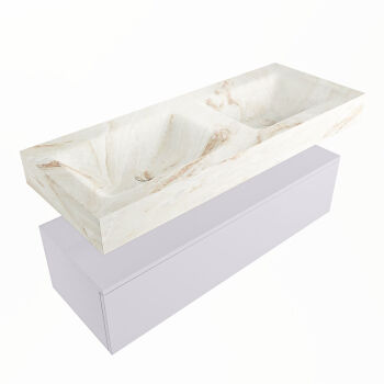 corian waschtisch set alan dlux 120 cm braun marmor frappe ADX120cal1lD2fra